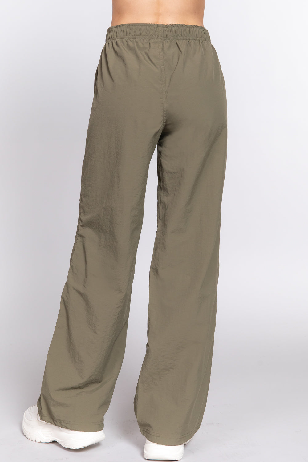 Waist Elastic Parachute Pants