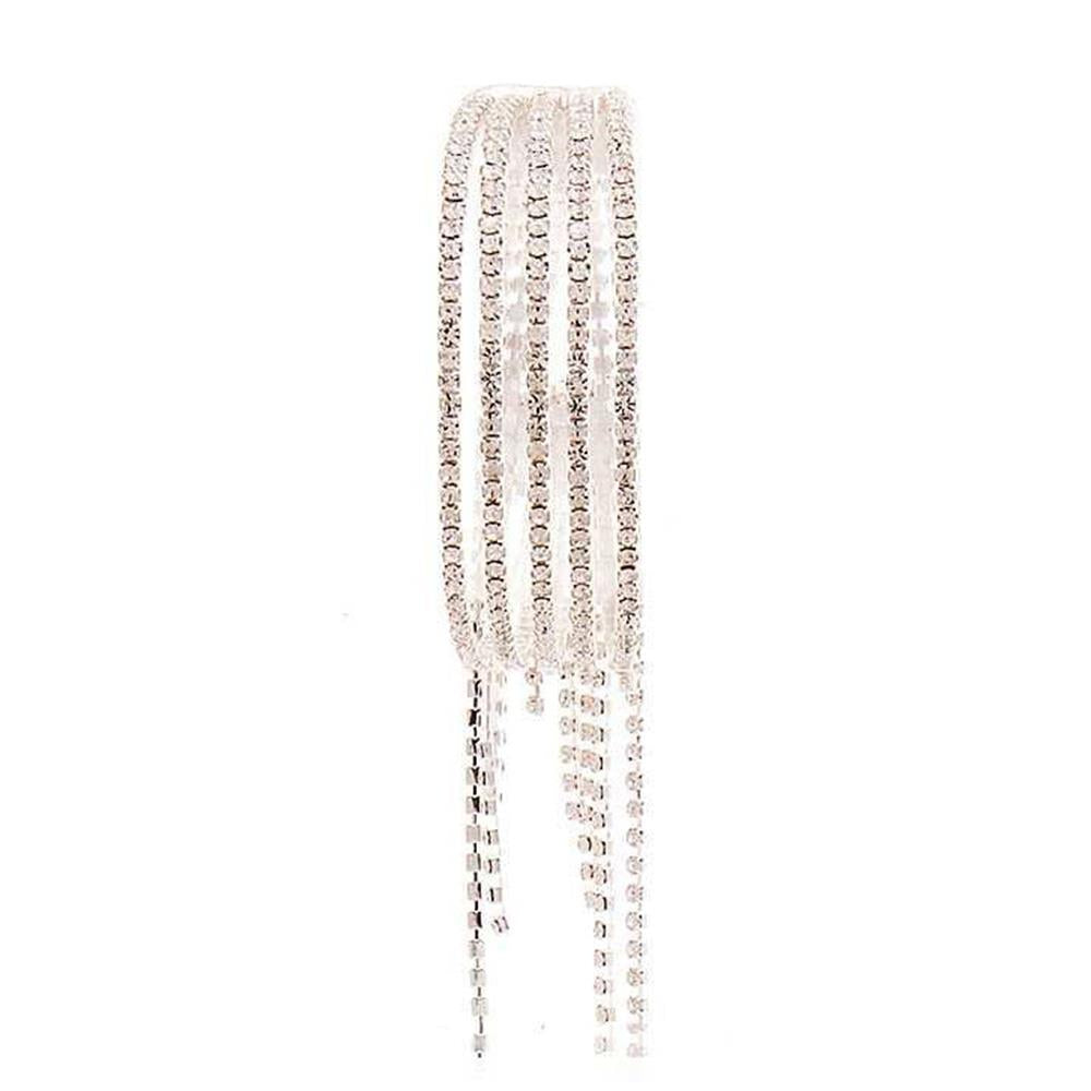 Stylish Multi Rhinestone Drop Bracelet